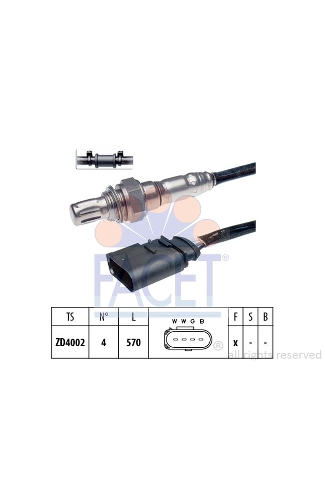 sonda lambda facet 10.7600