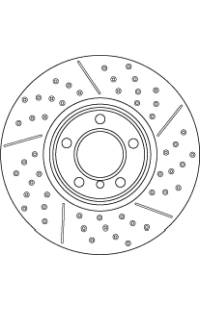 Disco  freno TRW 161-DF6604S