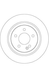 Disco  freno TRW 161-DF6788S