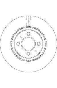 Disco  freno TRW 161-DF6904