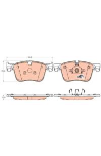 Kit pastiglie freno, Freno a disco TRW 161-GDB2035