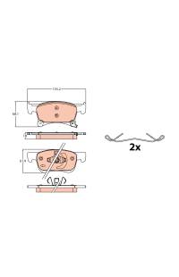 Kit pastiglie freno, Freno a disco TRW 161-GDB2091