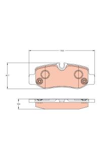 Kit pastiglie freno, Freno a disco TRW 161-GDB2102