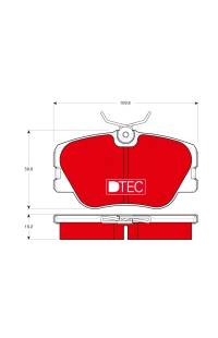 Kit pastiglie freno, Freno a disco TRW 161-GDB818DTE