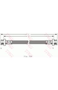 Flessibile del freno TRW 161-PHA360