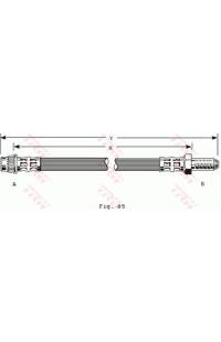 Flessibile del freno TRW 161-PHB294