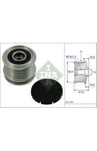 Dispositivo ruota libera alternatore INA 204-535 0010 10