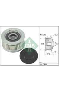 Dispositivo ruota libera alternatore INA 204-535 0023 10