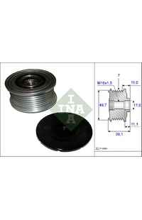 Dispositivo ruota libera alternatore INA 204-535 0084 10