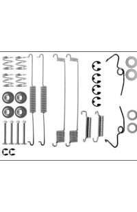 Kit accessori, Ganasce freno ABS 206-0641Q