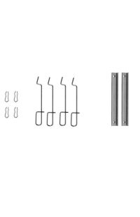 Kit accessori, Pastiglia freno ABS 206-1151Q