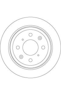 Disco freno ABS 206-15983