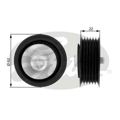 Galoppino/Guidacinghia, Cinghia Poly-V GATES 33-T36079