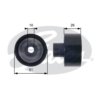 Galoppino/Guidacinghia, Cinghia Poly-V GATES 33-T36090