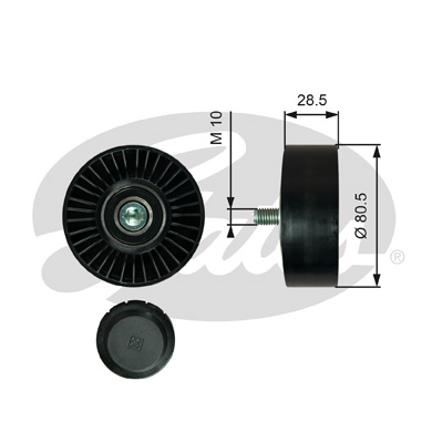 Galoppino/Guidacinghia, Cinghia Poly-V GATES 33-T36364