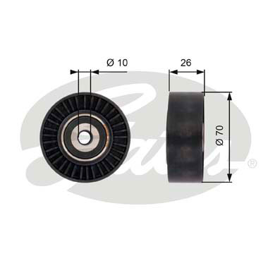 Galoppino/Guidacinghia, Cinghia Poly-V GATES 33-T36393