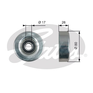 Galoppino/Guidacinghia, Cinghia Poly-V GATES 33-T36424