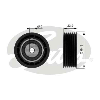 Galoppino/Guidacinghia, Cinghia Poly-V GATES 33-T38083