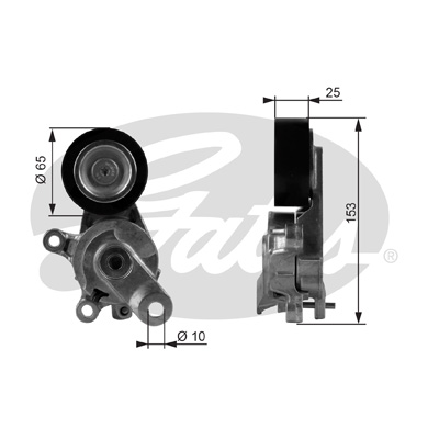 Rullo tenditore, Cinghia Poly-V GATES 33-T38209