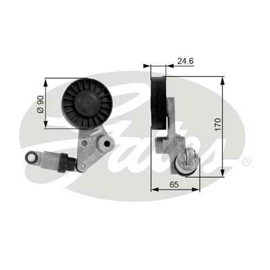 Tendicinghia, Cinghia Poly-V GATES 33-T38239