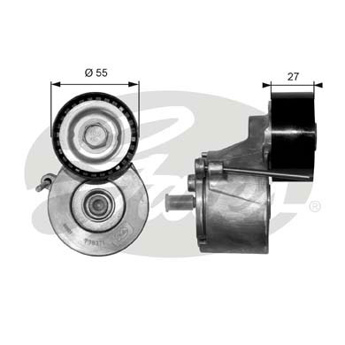 Rullo tenditore, Cinghia Poly-V GATES 33-T38371