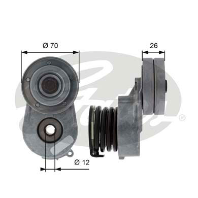 Tendicinghia, Cinghia Poly-V GATES 33-T38496