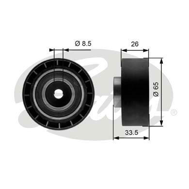 Rullo tenditore, Cinghia Poly-V GATES 33-T39057