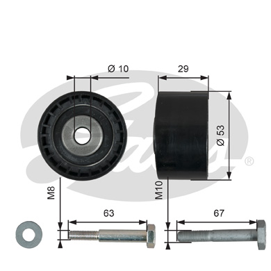 Galoppino/Guidacinghia, Cinghia dentata GATES 33-T42140