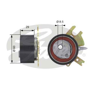 Rullo tenditore, Cinghia dentata GATES 33-T43089