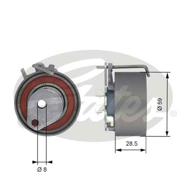 Rullo tenditore, Cinghia dentata GATES 33-T43126