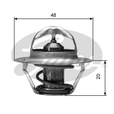 Termostato, Refrigerante GATES 33-TH00388G1