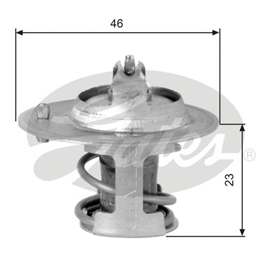 Termostato, Refrigerante GATES 33-TH06691G1