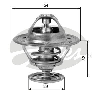 Termostato, Refrigerante GATES 33-TH10981G1