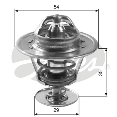 Termostato, Refrigerante GATES 33-TH11088G1