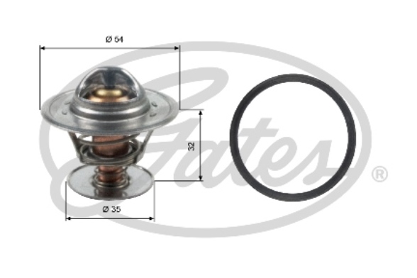 Termostato, Refrigerante GATES 33-TH13684G1