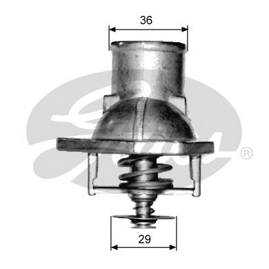 Termostato, Refrigerante GATES 33-TH15192G1