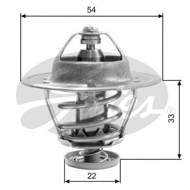 Termostato, Refrigerante GATES 33-TH22682G1