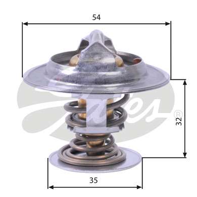 Termostato, Refrigerante GATES 33-TH26590G1