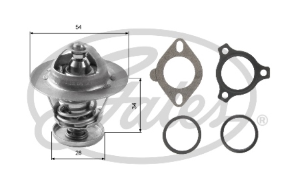 Termostato, Refrigerante GATES 33-TH26988G1