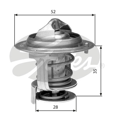 Termostato, Refrigerante GATES 33-TH29478G1