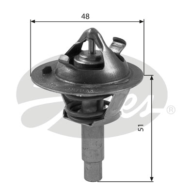 Termostato, Refrigerante GATES 33-TH38490G1