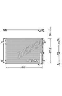 Condensatore, Climatizzatore DENSO 66-DCN02042