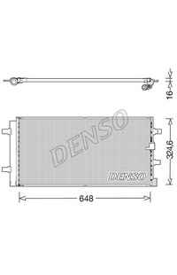 Condensatore, Climatizzatore DENSO 66-DCN02044