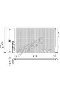 Condensatore, Climatizzatore DENSO 66-DCN05014