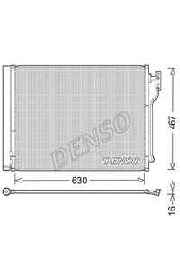 Condensatore, Climatizzatore DENSO 66-DCN05031