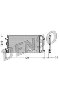 Condensatore, Climatizzatore DENSO 66-DCN09042