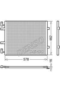 Condensatore, Climatizzatore DENSO 66-DCN20041