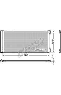 Condensatore, Climatizzatore DENSO 66-DCN23042