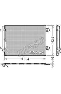 Condensatore, Climatizzatore DENSO 66-DCN32013