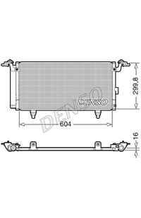 Condensatore, Climatizzatore DENSO 66-DCN36005